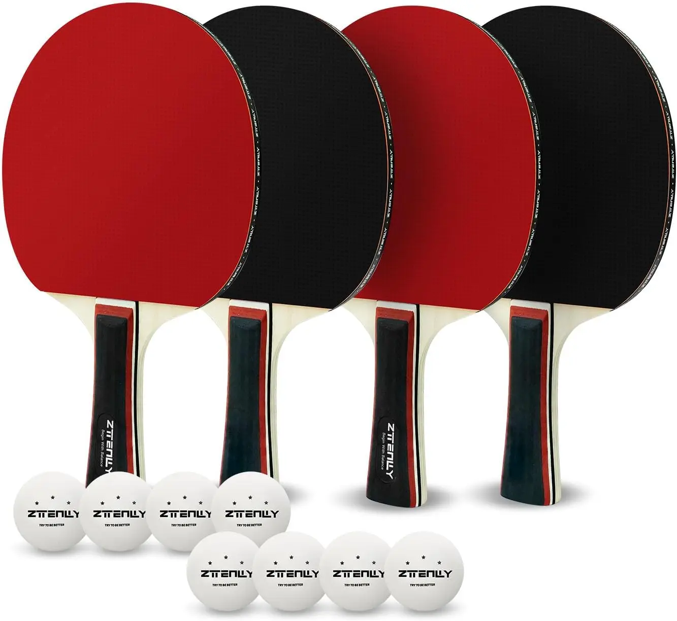 Ping Pong Paddles with Balls, Sticky Inverted Rubber Table Tennis Paddles Set for Indoor & Outdoor Games, Better Control & Spin
Ping Pong Paddles with Balls, Sticky Inverted Rubber Table Tennis Paddles Set for Indoor & Outdoor Games, Better Control & Spin