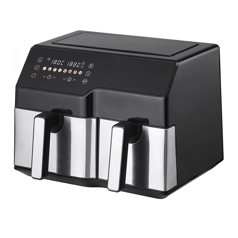 2026 New Model Multi-functionalDual Air Fryer 9.4L Digital 2400W Double Basket Oil-free Diet Fryer Smart Finish & Match Cook Tec
2026 New Model Multi-functionalDual Air Fryer 9.4L Digital 2400W Double Basket Oil-free Diet Fryer Smart Finish & Match Cook Tec
