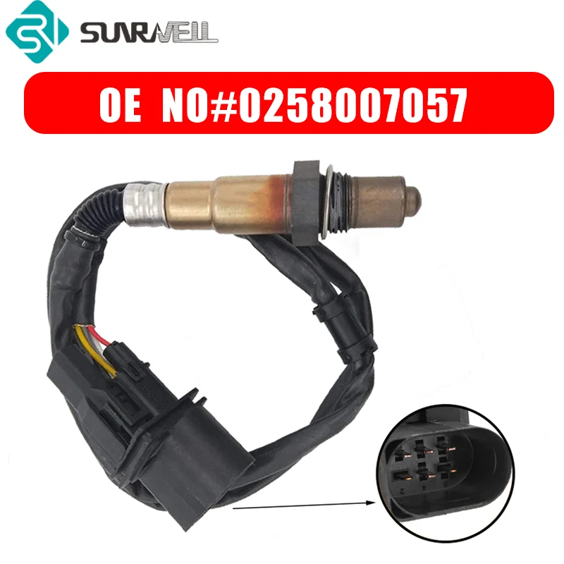 0258007057 O2 Oxygen Sensor 4.2 5-Wire For Audi TT Avant Skoda SUPERB VW Golf GTI Jetta 1.8L 0258007090 06B906265D 0258007057
0258007057 O2 Oxygen Sensor 4.2 5-Wire For Audi TT Avant Skoda SUPERB VW Golf GTI Jetta 1.8L 0258007090 06B906265D 0258007057