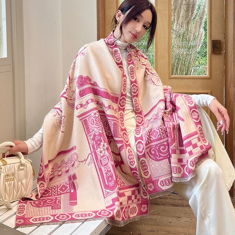 Luxury Brand Winter Cashmere Scarf Women 65x185cm Female Warm Pashmina Shawls Wrap Scarves Blanket Thick Ladies Bufanda Design
Luxury Brand Winter Cashmere Scarf Women 65x185cm Female Warm Pashmina Shawls Wrap Scarves Blanket Thick Ladies Bufanda Design