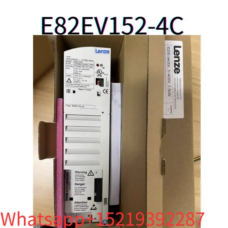 Совершенно новый оригинальный преобразователь частоты серии 8200 E82EV152-4C E82EV152K4C E82EV152K4C200
Совершенно новый оригинальный преобразователь частоты серии 8200 E82EV152-4C E82EV152K4C E82EV152K4C200