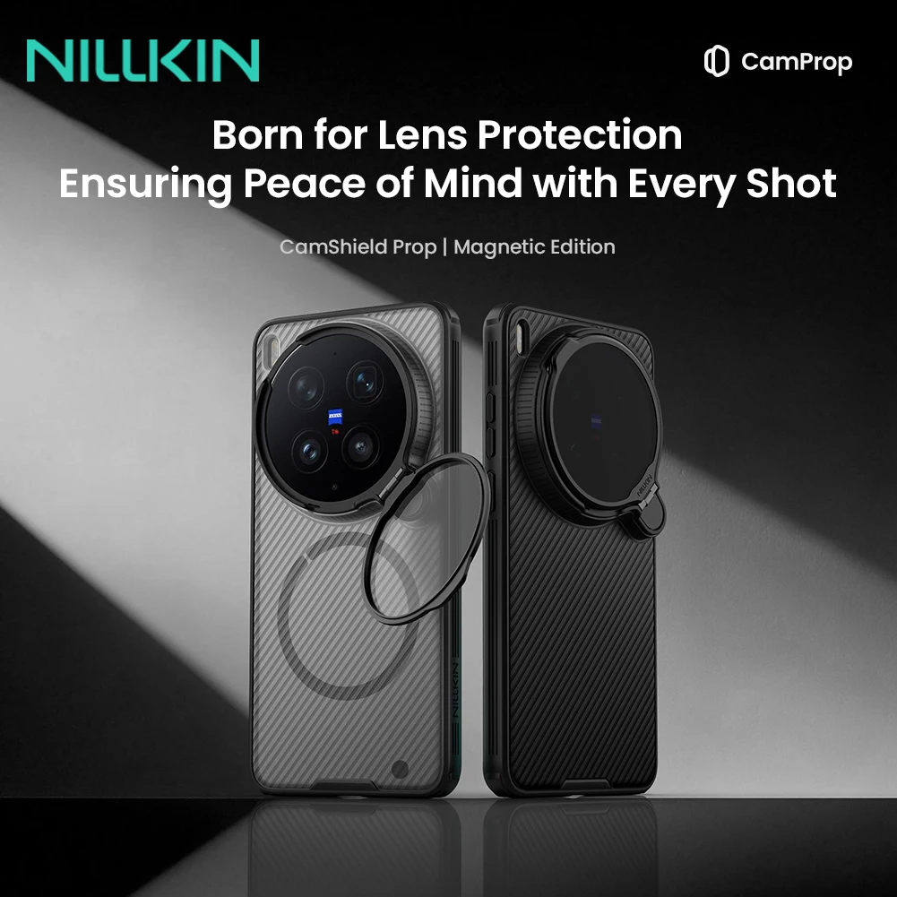 Nillkin CamShield Prop Magnetic Case for vivo X300 Ultra | Camera Cover Stand, Strong Magnet, Shockproof Protective Cover
Nillkin CamShield Prop Magnetic Case for vivo X300 Ultra | Camera Cover Stand, Strong Magnet, Shockproof Protective Cover