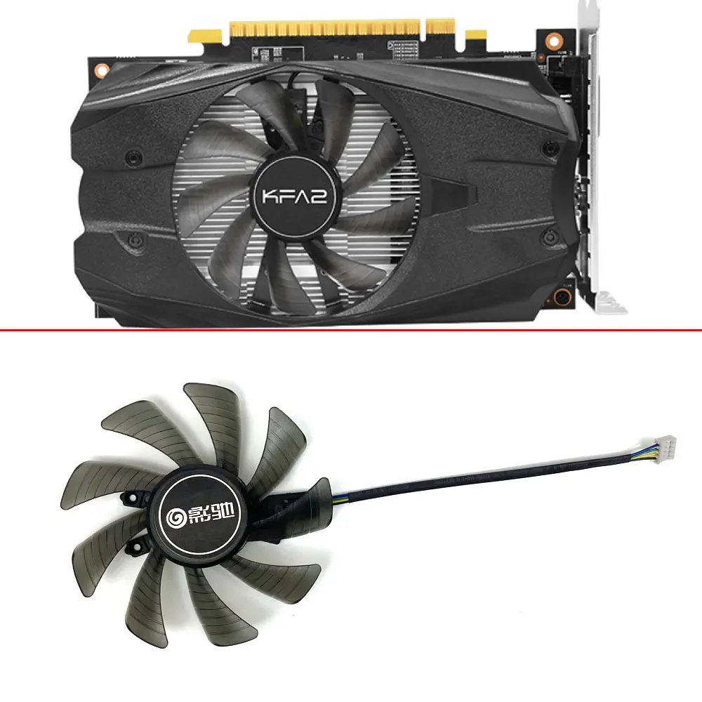 NEW Cooling Fan85MM 4PIN T129215SU GA91S2H KFA2 GTX1050 OC GPU FAN For GALAXY GeForce GTX 1050 OC Graphics Card Fan Replacement
NEW Cooling Fan85MM 4PIN T129215SU GA91S2H KFA2 GTX1050 OC GPU FAN For GALAXY GeForce GTX 1050 OC Graphics Card Fan Replacement
