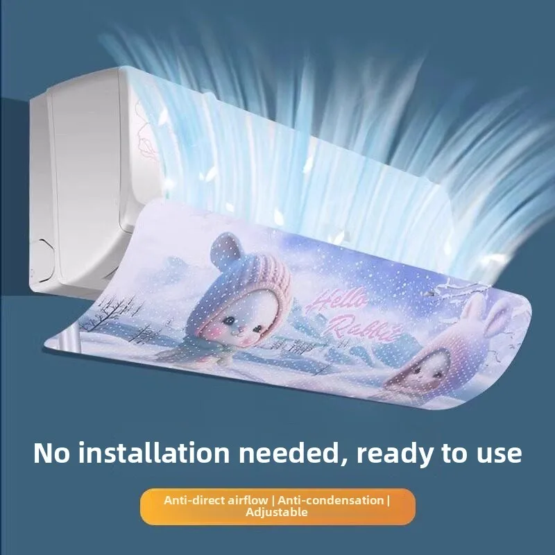 No-Install Wall-Mounted Air Conditioner Deflector Wind Directional Cover Dustproof Barrier Free Cooling Effect Nordic Style
No-Install Wall-Mounted Air Conditioner Deflector Wind Directional Cover Dustproof Barrier Free Cooling Effect Nordic Style