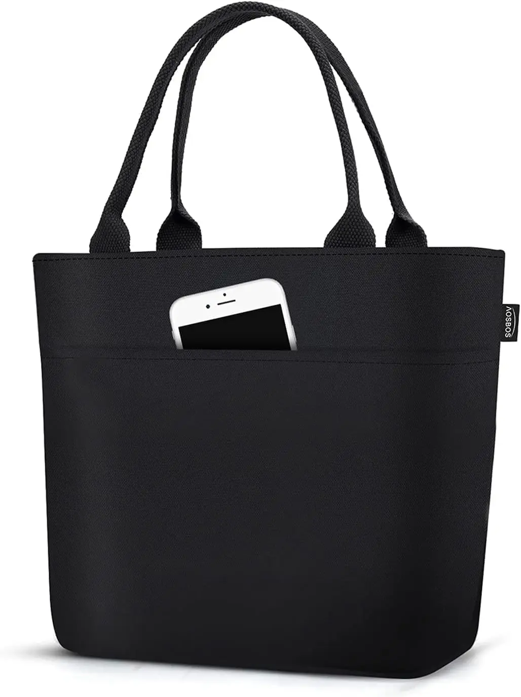 Insulated Lunch Tote Bag for Women, Leakproof Cooler Purse for Work, Black
Insulated Lunch Tote Bag for Women, Leakproof Cooler Purse for Work, Black