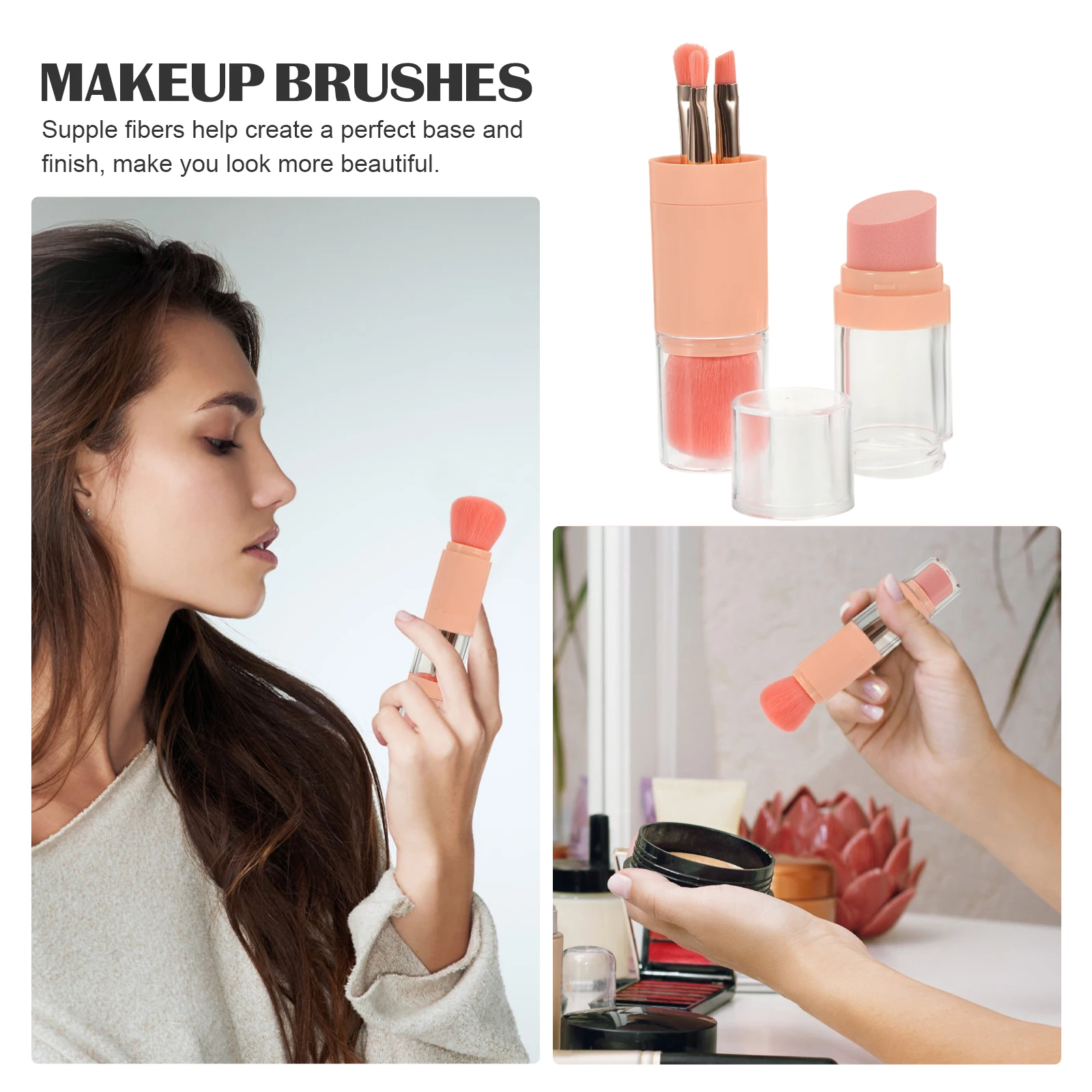 1 set Makeup Brush Set Foundation Concealer Lip Highlighter Eyeshadow Soft Fiber Compact Lasting Washable for Women
1 set Makeup Brush Set Foundation Concealer Lip Highlighter Eyeshadow Soft Fiber Compact Lasting Washable for Women