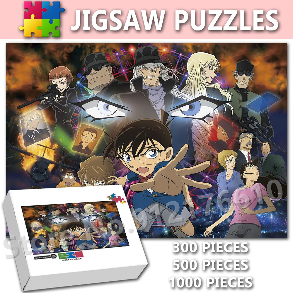 Anime Puzzle Detective Conan Pure Black Nightmare Jigsaw Puzzle 108/200/300/500/1000 Pieces Kids Educational Toys Gifts
Anime Puzzle Detective Conan Pure Black Nightmare Jigsaw Puzzle 108/200/300/500/1000 Pieces Kids Educational Toys Gifts