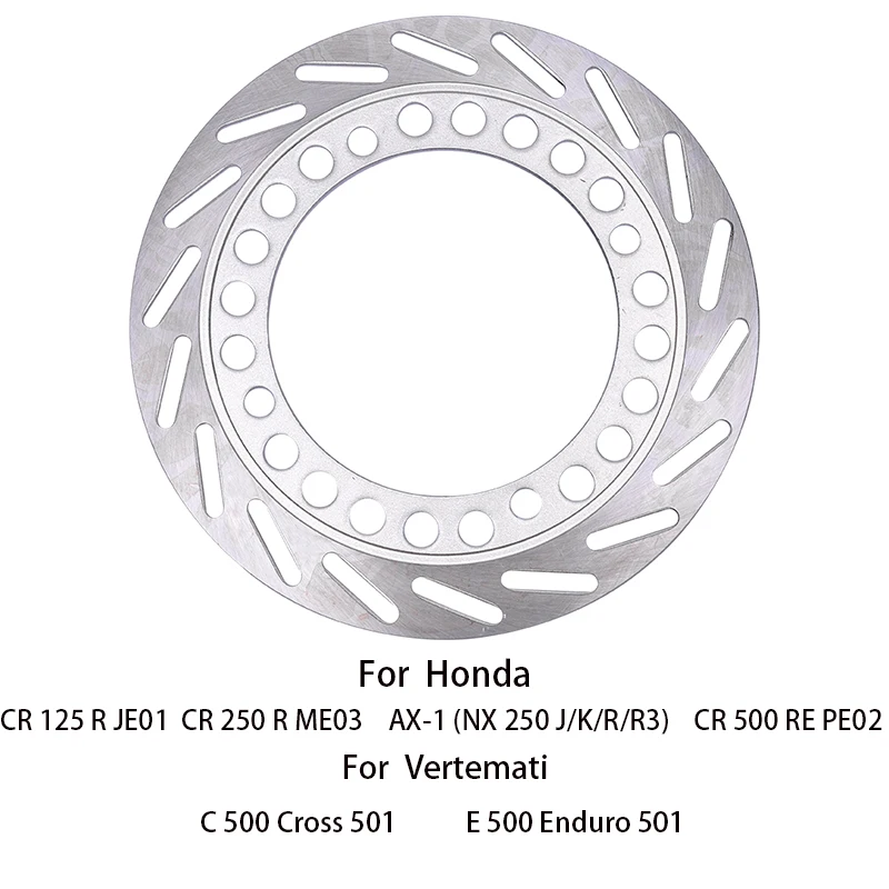 Ротор заднего тормоза мотоцикла для Honda CR NX 125 250 500 AX-1 CR125 CR250 NX250 CR500 для Vertemati C E 500 Cross 501
Ротор заднего тормоза мотоцикла для Honda CR NX 125 250 500 AX-1 CR125 CR250 NX250 CR500 для Vertemati C E 500 Cross 501