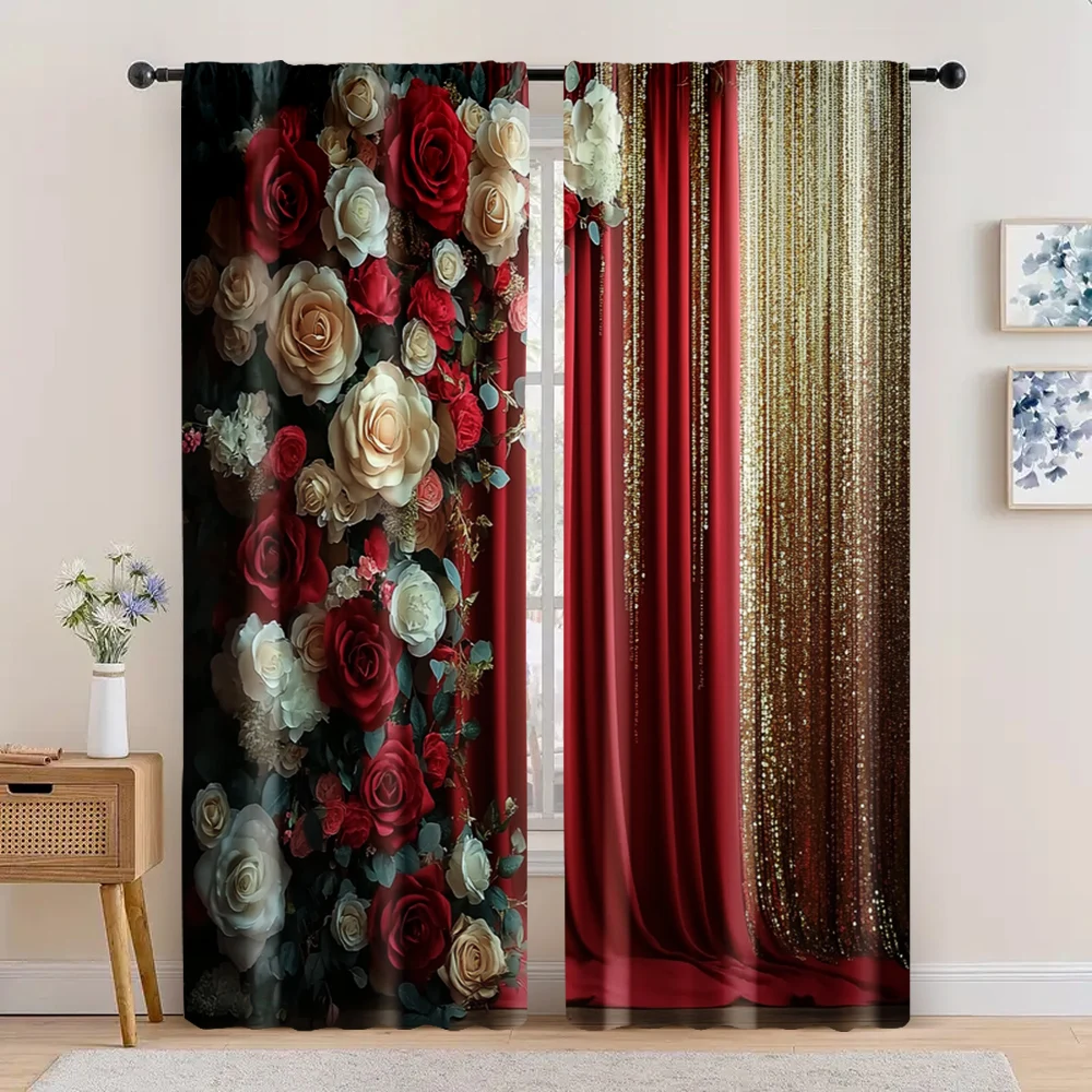2pc, Valentine's Day Party Curtain Deluxe Red Roses Light Filter Birthday Party Use for Decorations
2pc, Valentine's Day Party Curtain Deluxe Red Roses Light Filter Birthday Party Use for Decorations