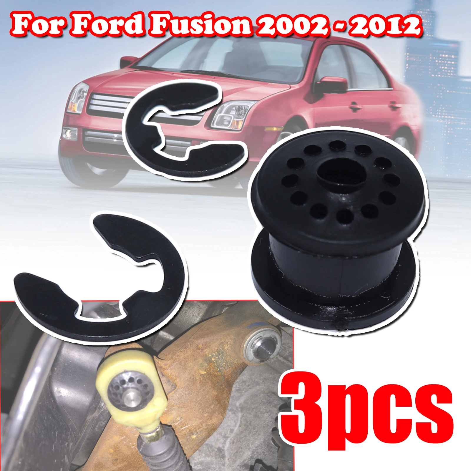 3pcs Shifter Cable Bushing For Ford Fusion MT Gear Selector Shift Linkage Lever End Replacement Parts 2002 2003 2004 2005 - 2012
3pcs Shifter Cable Bushing For Ford Fusion MT Gear Selector Shift Linkage Lever End Replacement Parts 2002 2003 2004 2005 - 2012