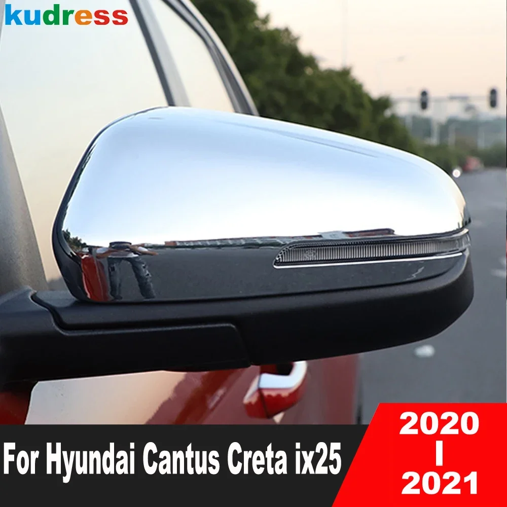Накладка на зеркало заднего вида для Hyundai Cantus Creta ix25 2020 2021, хромированная накладка на боковые зеркала автомобиля, крышка, стикер, аксессуары
Накладка на зеркало заднего вида для Hyundai Cantus Creta ix25 2020 2021, хромированная накладка на боковые зеркала автомобиля, крышка, стикер, аксессуары