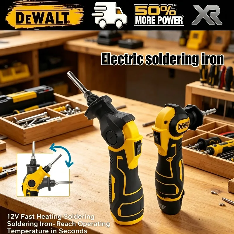 Электрический паяльник Dewalt 30 Вт с регулируемой температурой, быстрый нагрев, для инструментов, 20 В
Электрический паяльник Dewalt 30 Вт с регулируемой температурой, быстрый нагрев, для инструментов, 20 В