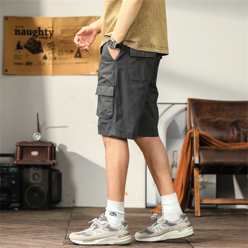 Brand New Summer Men Casual Cargo Cotton Shorts Outwear Work Safari Short Pants Mens Classic Vintage Pockets Outdoor Shorts Male
Brand New Summer Men Casual Cargo Cotton Shorts Outwear Work Safari Short Pants Mens Classic Vintage Pockets Outdoor Shorts Male