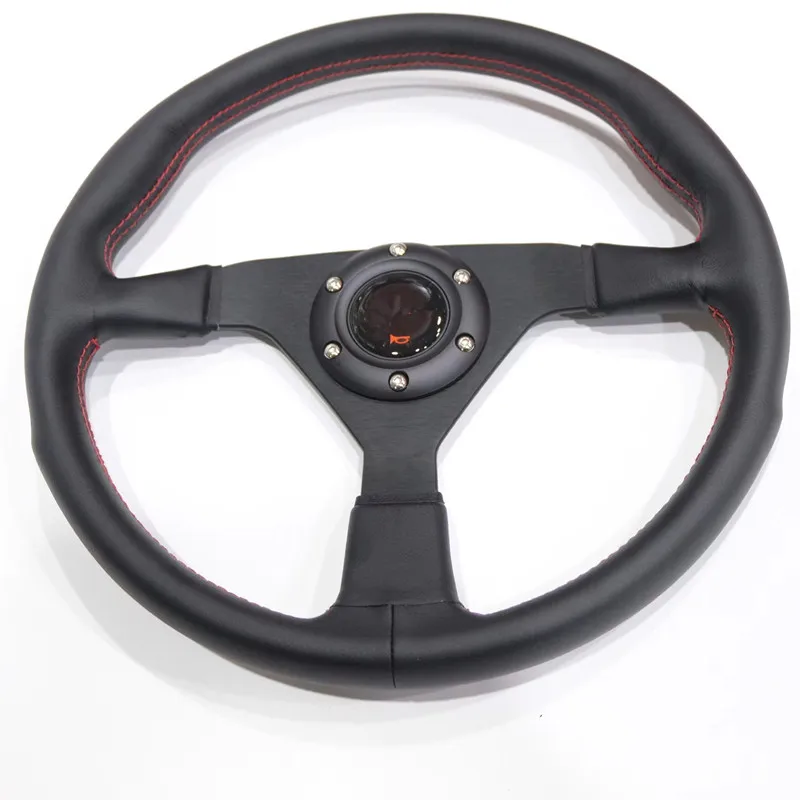 14inch 350mm Racing Flat Steering Wheel Auto Universal Leather Simulated Racing Game Steering Wheel
14inch 350mm Racing Flat Steering Wheel Auto Universal Leather Simulated Racing Game Steering Wheel