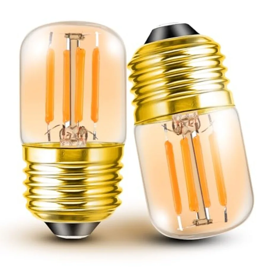 E26 Low Wattage Night Light Bulbs, Sleep Light Bulb 15W Equivalent, Medium Base 200lm T28 Mini LED Edison Bulb for Decorative B
E26 Low Wattage Night Light Bulbs, Sleep Light Bulb 15W Equivalent, Medium Base 200lm T28 Mini LED Edison Bulb for Decorative B