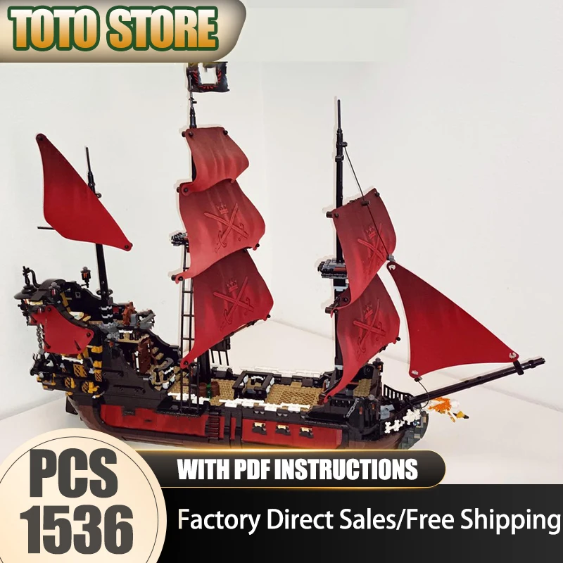 Moc Building Bricks Queen Revenge Pirates Ships Model Building Technology Modular War Ship Model Blocks Construstion Toy Gifts
Moc Building Bricks Queen Revenge Pirates Ships Model Building Technology Modular War Ship Model Blocks Construstion Toy Gifts