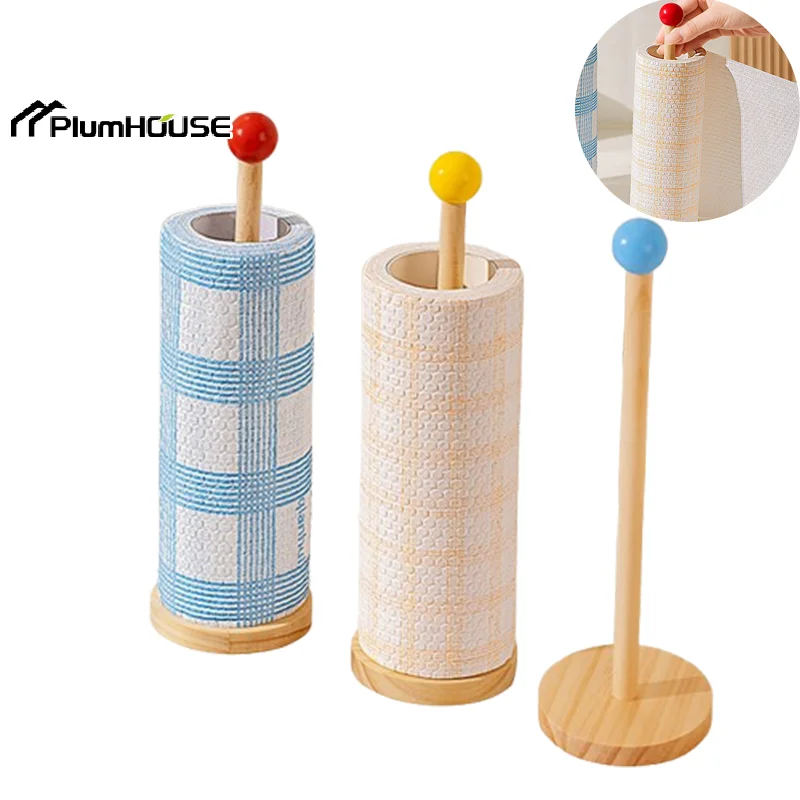 Деревянный рулонный держатель для бумажных полотенец для кухни, ванной комнаты, вертикальная подставка для салфеток, одноразовый горшок для бумаги, аксессуары для хранения туалета
Деревянный рулонный держатель для бумажных полотенец для кухни, ванной комнаты, вертикальная подставка для салфеток, одноразовый горшок для бумаги, аксессуары для хранения туалета