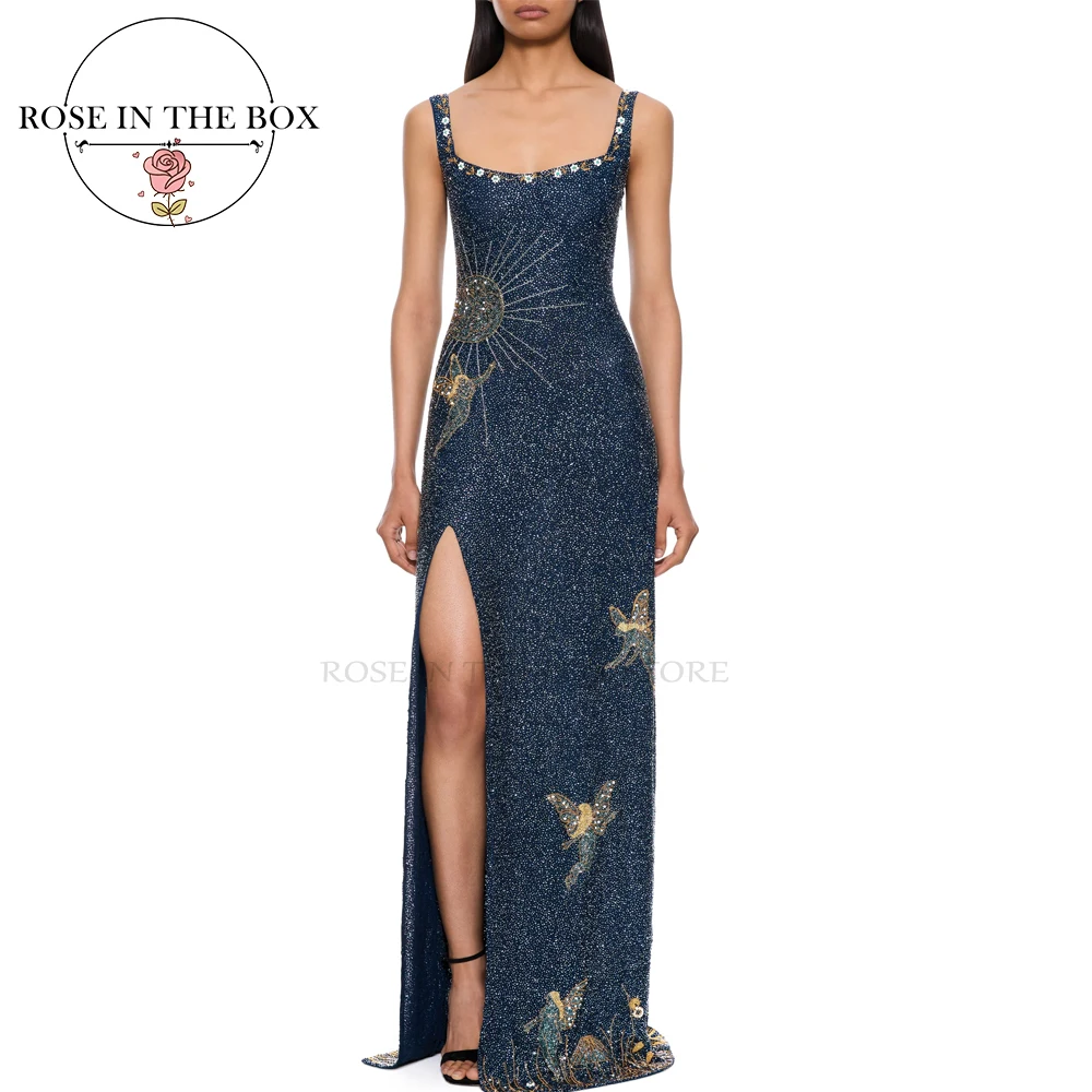 ROSEINTHEBOX Темно-синие вечерние платья без рукавов со сверкающими бисером и вышивкой, 2025 г., элегантные вечерние платья с высоким боковым разрезом
ROSEINTHEBOX Темно-синие вечерние платья без рукавов со сверкающими бисером и вышивкой, 2025 г., элегантные вечерние платья с высоким боковым разрезом