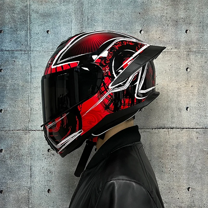 ORZ Motorcycle Helmet Men and Women Summer Anti-fog ECE Helmet Full Cover Four Seasons Universal Winter Warm Personality DOT
ORZ Motorcycle Helmet Men and Women Summer Anti-fog ECE Helmet Full Cover Four Seasons Universal Winter Warm Personality DOT