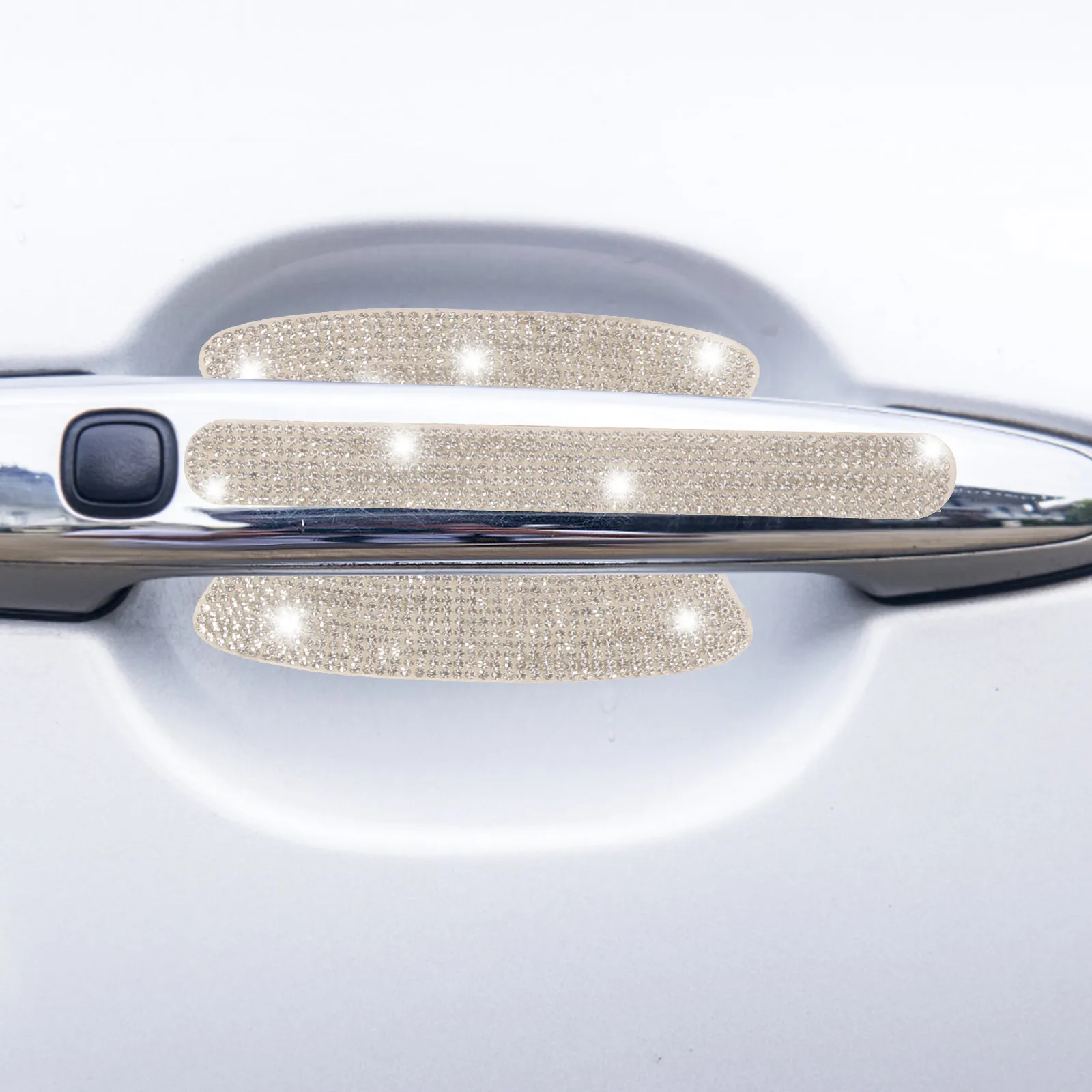 1Set Car Door Handle Protector Rhinestone Bowl Sticker Scratch Protection Film Car Handle Bowl Guard Exterior Door Guard
1Set Car Door Handle Protector Rhinestone Bowl Sticker Scratch Protection Film Car Handle Bowl Guard Exterior Door Guard