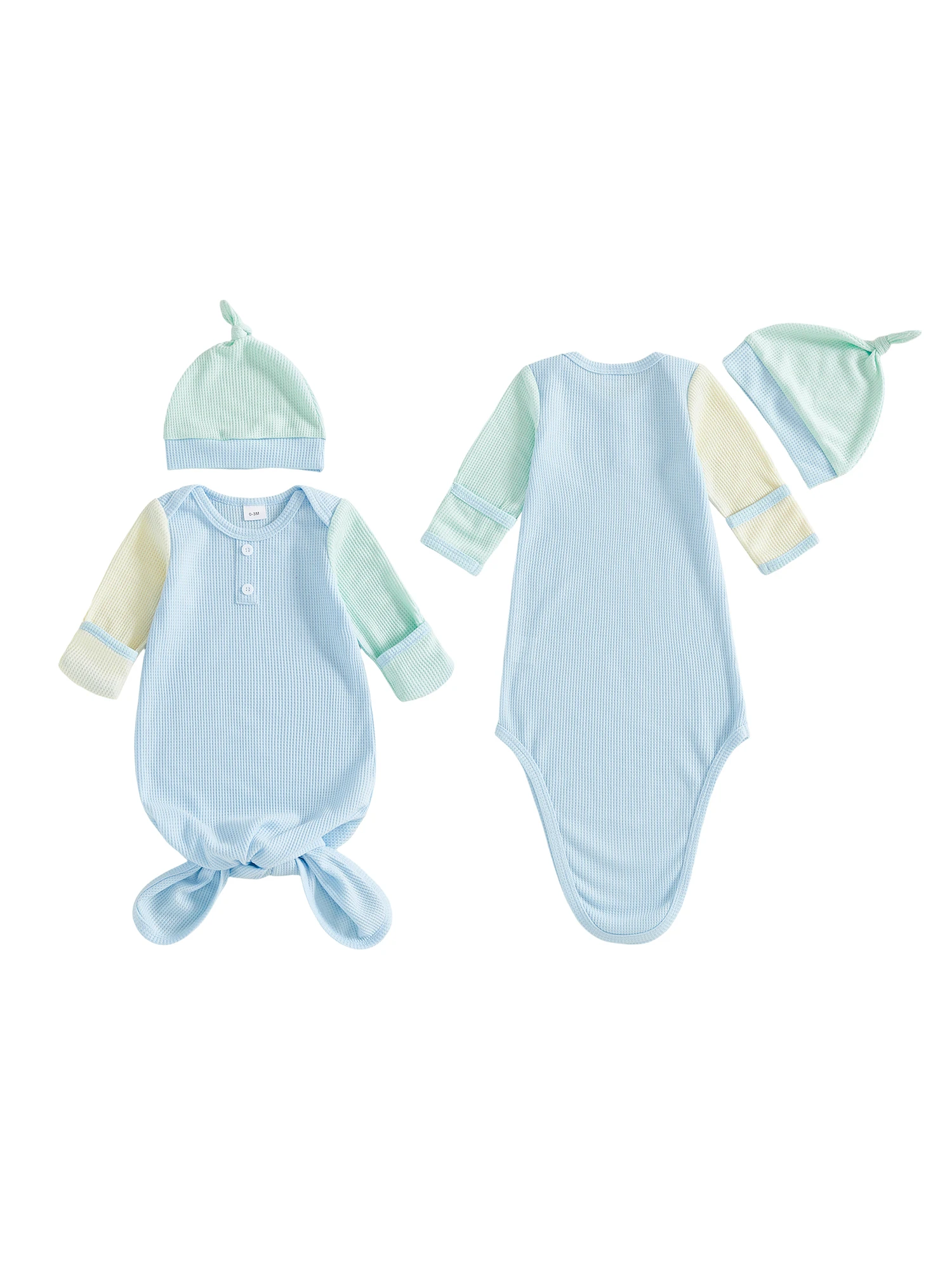 Soft and Cozy Infant Sleep Sack with Matching Knotted Beanie - 2 Piece Bundle for Newborns
Soft and Cozy Infant Sleep Sack with Matching Knotted Beanie - 2 Piece Bundle for Newborns