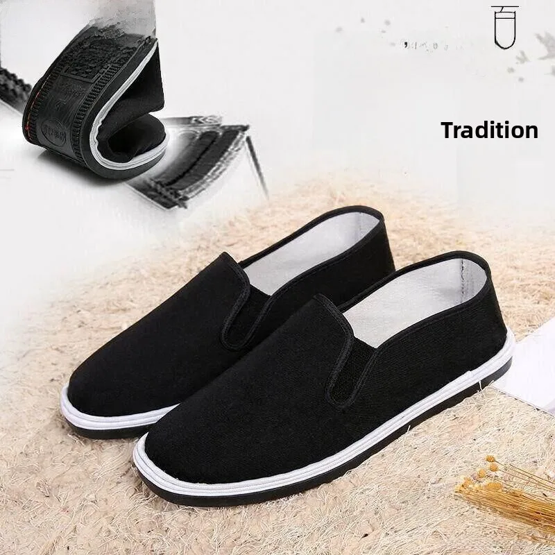 Men's Work Cloth Shoes Spring Summer Anti-Slip Breathable Slip-On Low Help Black Casual Shoes Comfortable Leather Inner
Men's Work Cloth Shoes Spring Summer Anti-Slip Breathable Slip-On Low Help Black Casual Shoes Comfortable Leather Inner