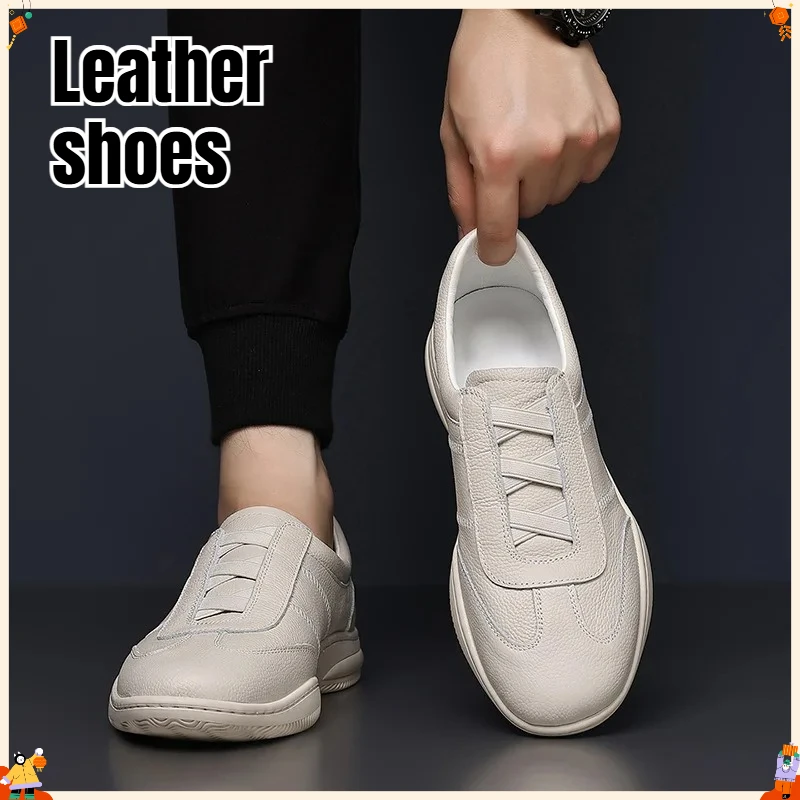 Men Elegant Business Genuine Leather Loafers Flat Luxury Bean Boat Shoe Casual Slip-on Lazy Daily Walking Driving Footwear Shoes
Men Elegant Business Genuine Leather Loafers Flat Luxury Bean Boat Shoe Casual Slip-on Lazy Daily Walking Driving Footwear Shoes