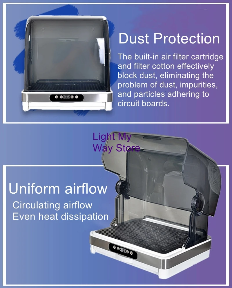 Dust-proof drying cabinet for model figures; Paint curing oven for airbrush painting; Sealing clamp for painting
Dust-proof drying cabinet for model figures; Paint curing oven for airbrush painting; Sealing clamp for painting