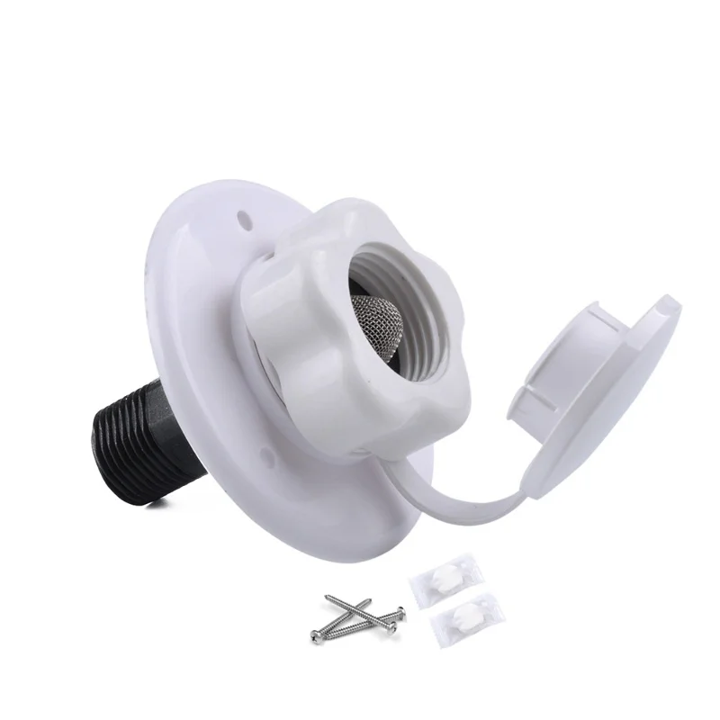 RV City Water Inlet With Check Valve One-Way Water Valve Built-In Stainless Steel Filter Thread Diameter 19mm G1/2inch Suitable
RV City Water Inlet With Check Valve One-Way Water Valve Built-In Stainless Steel Filter Thread Diameter 19mm G1/2inch Suitable