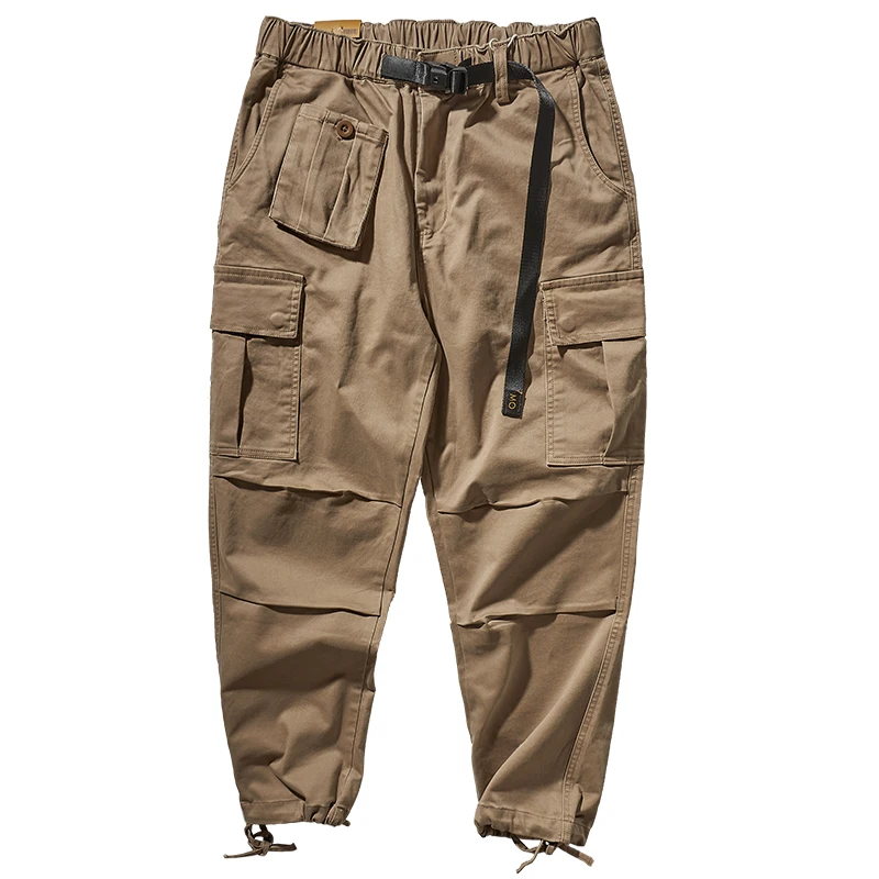 Autumn Winter New Japanese Retro Woven Thick Cargo Pants Men's 97% Cotton Washed Casual Loose Straight Multi Pockets Trousers
Autumn Winter New Japanese Retro Woven Thick Cargo Pants Men's 97% Cotton Washed Casual Loose Straight Multi Pockets Trousers