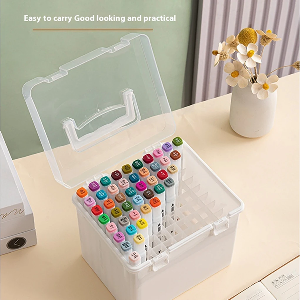 Colorful Marker Storage Case Storage Pen Holder Organiser Drawers Marker Waterproof Dust-proof Marker Storage Box
Colorful Marker Storage Case Storage Pen Holder Organiser Drawers Marker Waterproof Dust-proof Marker Storage Box