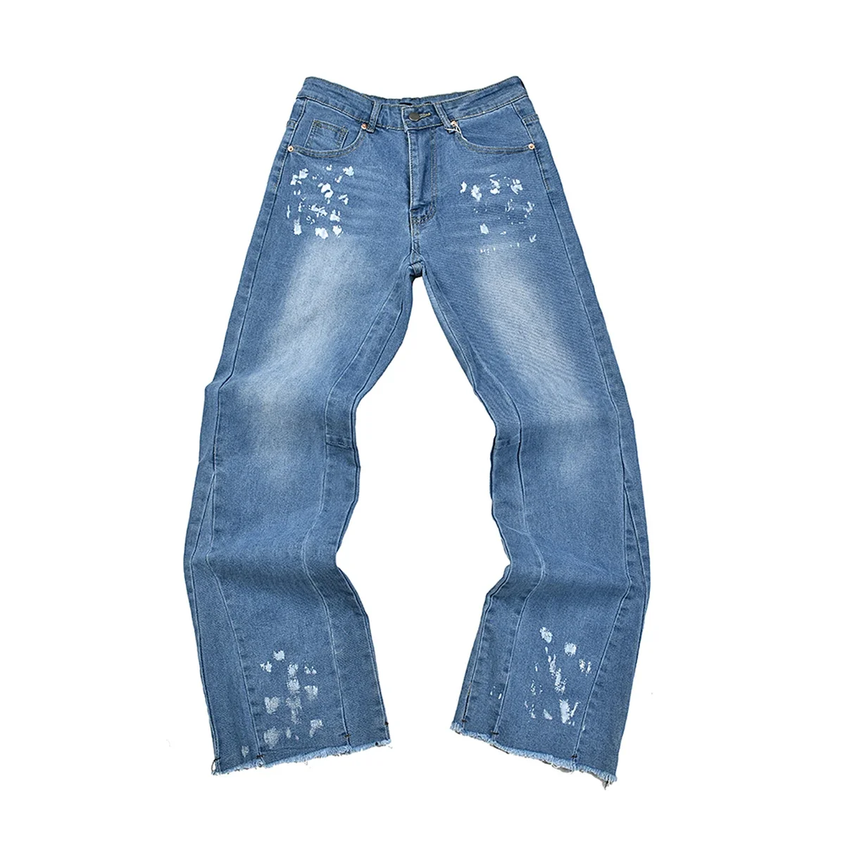High Street Ink Painted Washed Blue Baggy Jeans for Men Straight Vintage Loose Casual Denim Pants Oversized Ropa Hombre Trousers
High Street Ink Painted Washed Blue Baggy Jeans for Men Straight Vintage Loose Casual Denim Pants Oversized Ropa Hombre Trousers
