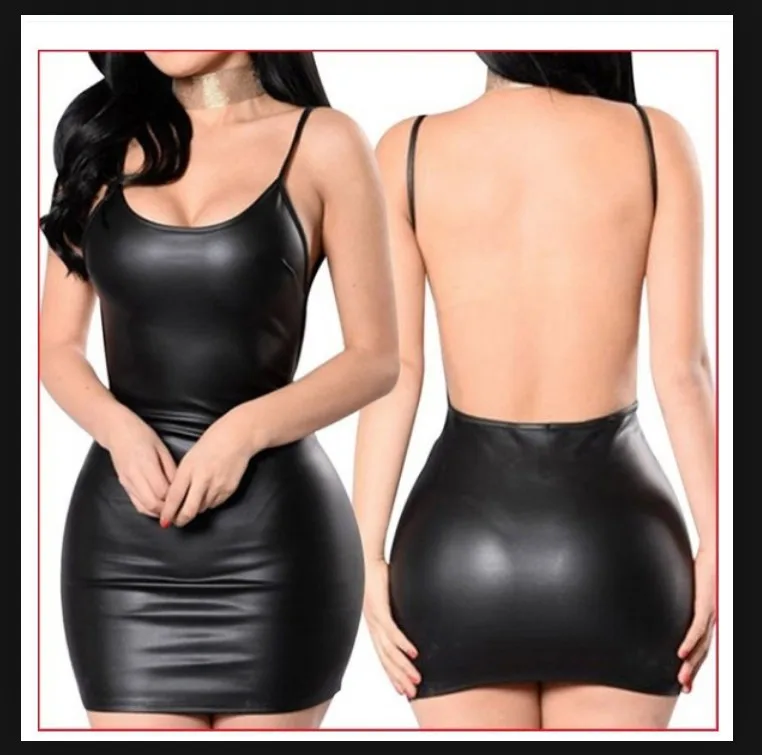 Fashion Faux PU Leather Dress Women Sexy Bag Buttocks Backless Club Party Short Dress Female Clothing Dresses Trend 2026
Fashion Faux PU Leather Dress Women Sexy Bag Buttocks Backless Club Party Short Dress Female Clothing Dresses Trend 2026
