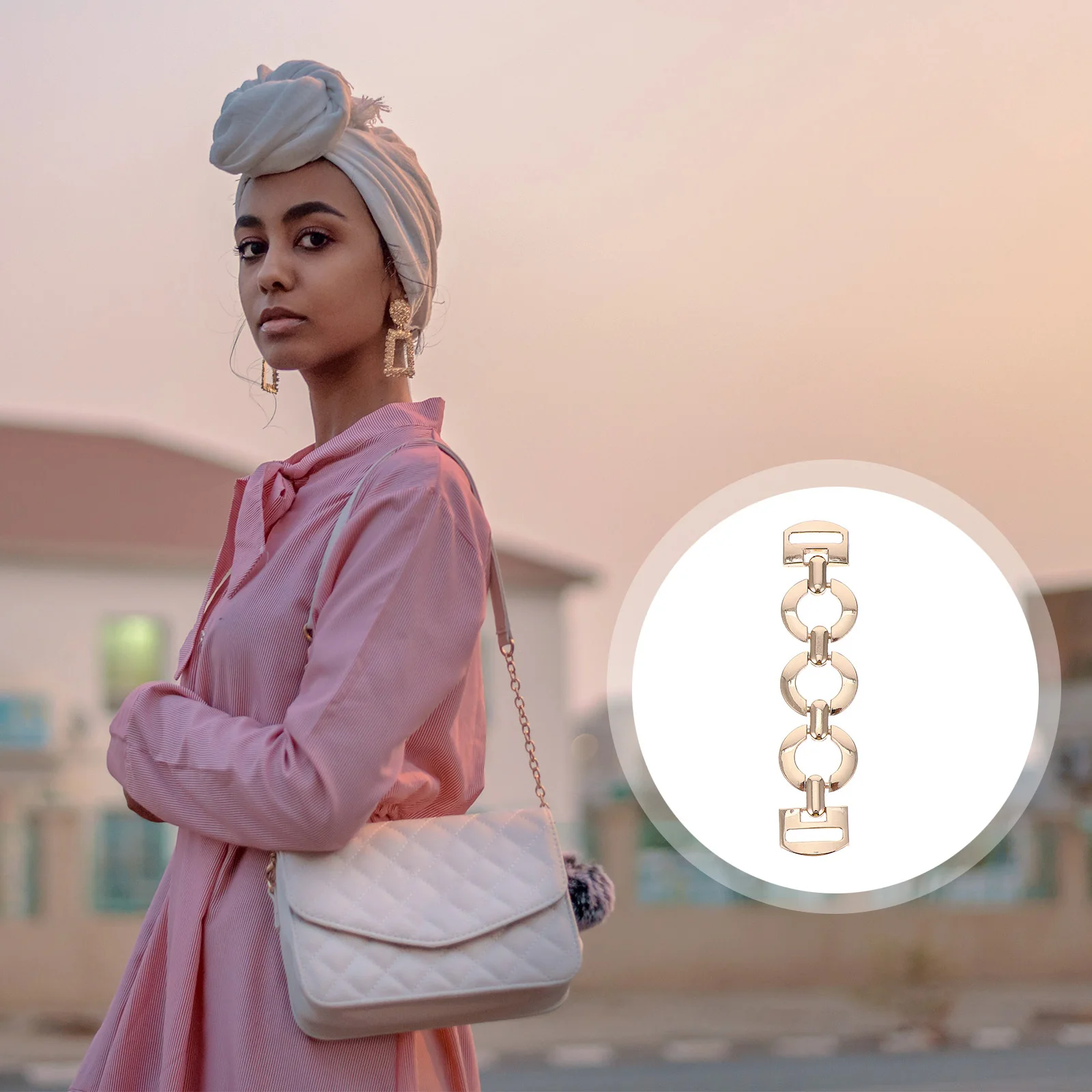 Purse Extender Chain Durable Sturdy High-Quality Material Lightweight Easy Install Remove Trendy Design Comfortable Hold Smooth
Purse Extender Chain Durable Sturdy High-Quality Material Lightweight Easy Install Remove Trendy Design Comfortable Hold Smooth