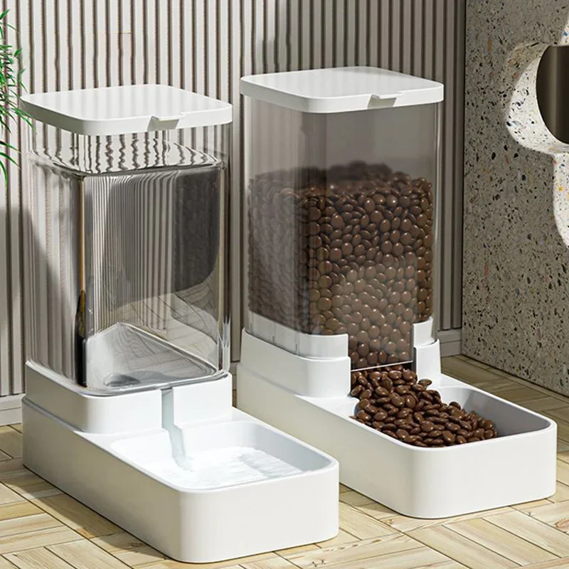 Dog Automatic Feeder Kitten Automatic Water Dispenser Transparent Pet Food Storage Dispenser Container Pet Accessories
Dog Automatic Feeder Kitten Automatic Water Dispenser Transparent Pet Food Storage Dispenser Container Pet Accessories