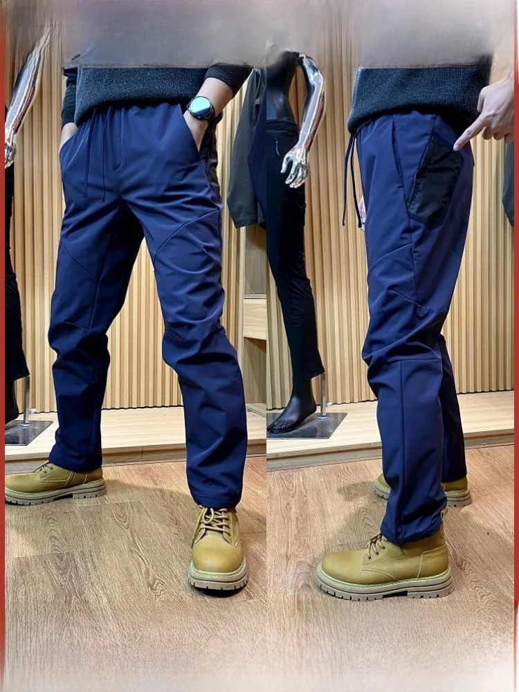 Высококачественные уличные мужские повседневные брюки из мягкого ell Jaet на подкладке с 4D окружающей лентой Ss, прямые длинные брюки
Высококачественные уличные мужские повседневные брюки из мягкого ell Jaet на подкладке с 4D окружающей лентой Ss, прямые длинные брюки