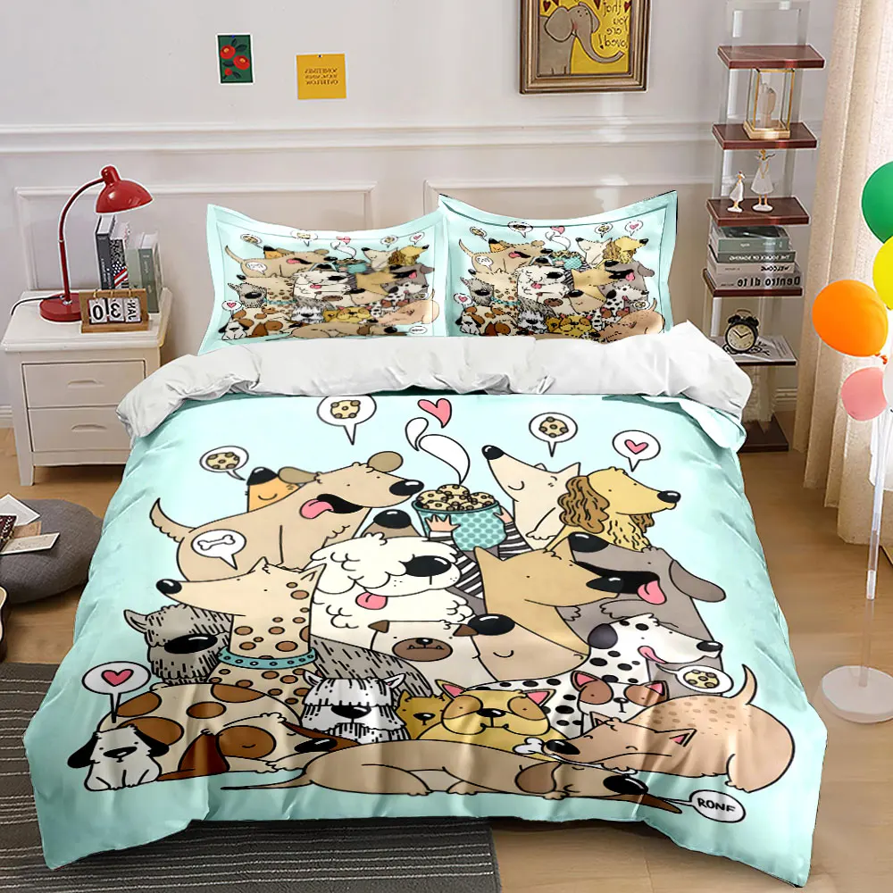 Warm dog gathering scene Printed Duvet Cover Set 1 Duvet Cover+2 Pillowcase Multi Size Bedroom Bedding Decor Luxury gifts
Warm dog gathering scene Printed Duvet Cover Set 1 Duvet Cover+2 Pillowcase Multi Size Bedroom Bedding Decor Luxury gifts