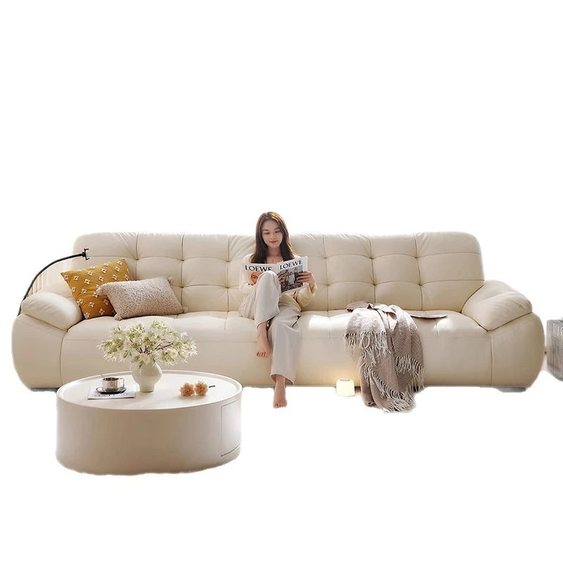 French multifunctional marshmallow small apartment widened cloud charging puff leather art sofa
French multifunctional marshmallow small apartment widened cloud charging puff leather art sofa