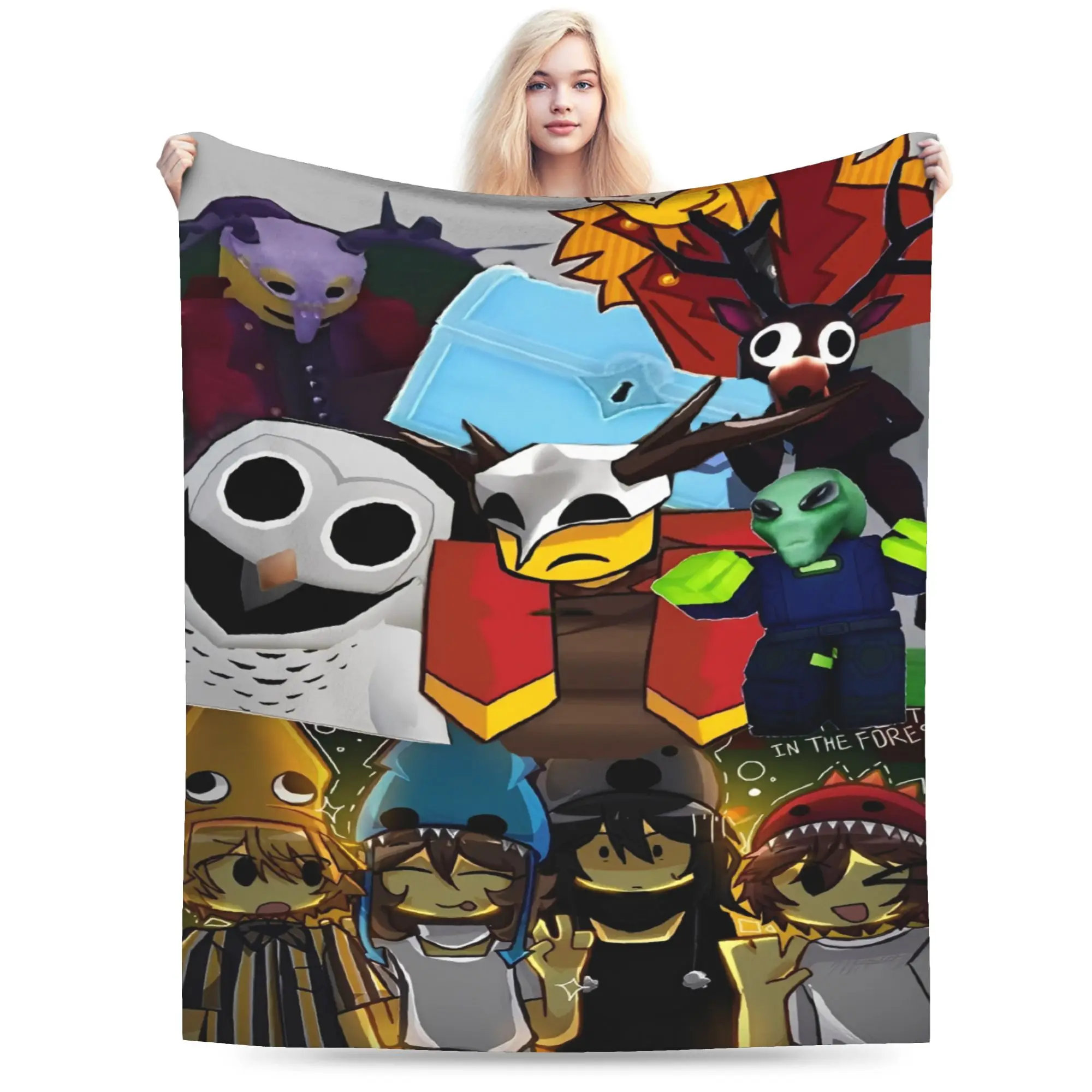 99 Nights in The Forest Flannel Blanket 2025 Game Warm Soft Bedding Throws for Living Room Picnic Funny Bedspread Sofa Bed Cover
99 Nights in The Forest Flannel Blanket 2025 Game Warm Soft Bedding Throws for Living Room Picnic Funny Bedspread Sofa Bed Cover