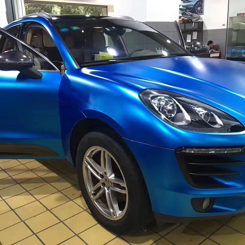 Satin Blue Metallic Vinyl Car Wrap Matte Metal Finish Auto Decal Custom Vehicle Wrap
Satin Blue Metallic Vinyl Car Wrap Matte Metal Finish Auto Decal Custom Vehicle Wrap