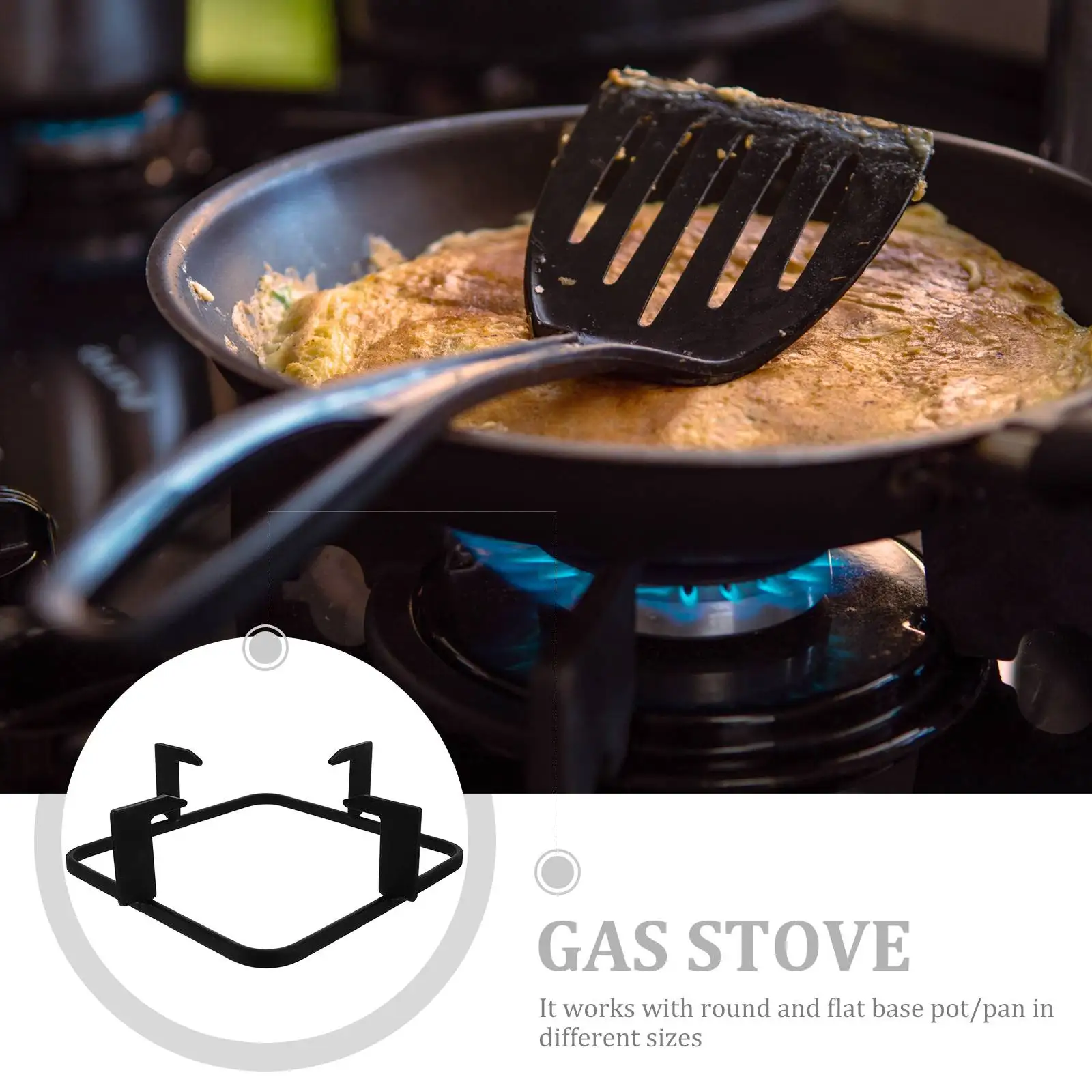 20 .7cm Anti-slip Gas Stove Bracket Stable Pot Holder Stand Cast Reducer Wok Ring for Burner Iron
20 .7cm Anti-slip Gas Stove Bracket Stable Pot Holder Stand Cast Reducer Wok Ring for Burner Iron