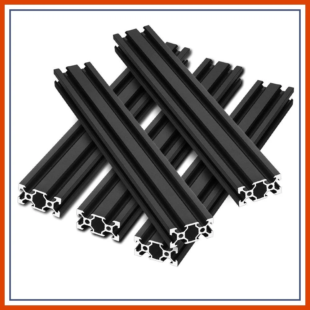 5pcs 48'' V-Slot 2040 Aluminum Extrusion Black Anodized Linear Rail for 3D Printer CNC DIY 1220mm
5pcs 48'' V-Slot 2040 Aluminum Extrusion Black Anodized Linear Rail for 3D Printer CNC DIY 1220mm