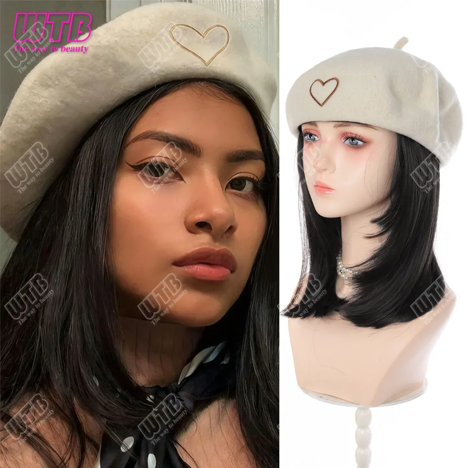 Синтетический берет с длинными прямыми волосами, парик на внутренней пуговице, бежевый парик-шляпа с коротким прямым волосом, парик-шляпа
Синтетический берет с длинными прямыми волосами, парик на внутренней пуговице, бежевый парик-шляпа с коротким прямым волосом, парик-шляпа