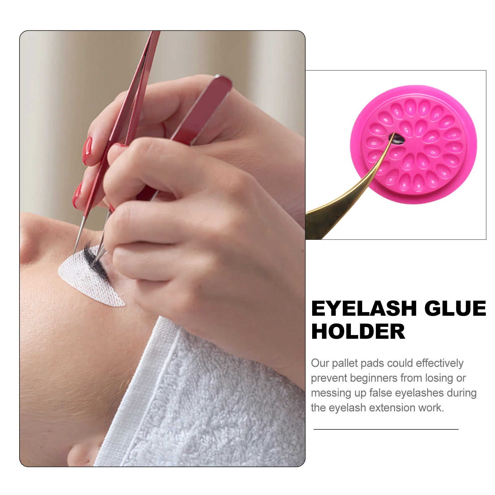 20pcs Eyelash Glue Pad Tray Portable Lash Extension Holder For Adhesive Pigment Ink Use Beginners Professionals Kit Lash Tray
20pcs Eyelash Glue Pad Tray Portable Lash Extension Holder For Adhesive Pigment Ink Use Beginners Professionals Kit Lash Tray