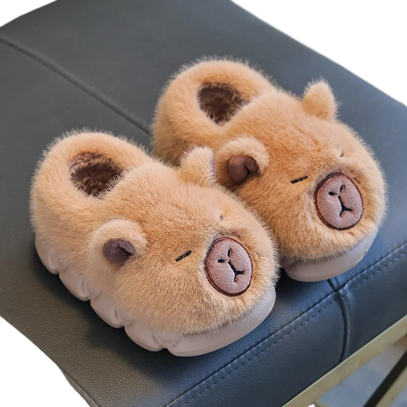 Capybara Children's Winter Cotton Slippers New Boys Girls Cartoon House Slippers Non Slip Comfortable Soft Sole Plush Slippers
Capybara Children's Winter Cotton Slippers New Boys Girls Cartoon House Slippers Non Slip Comfortable Soft Sole Plush Slippers