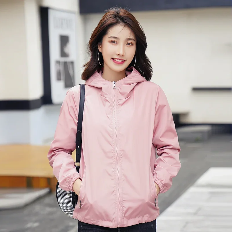 New Spring and Autumn Jacket Women's Outerwear Travel Mountain Climbing Hooded Outdoor Sports Windproof and Rainproof Large Coat
New Spring and Autumn Jacket Women's Outerwear Travel Mountain Climbing Hooded Outdoor Sports Windproof and Rainproof Large Coat