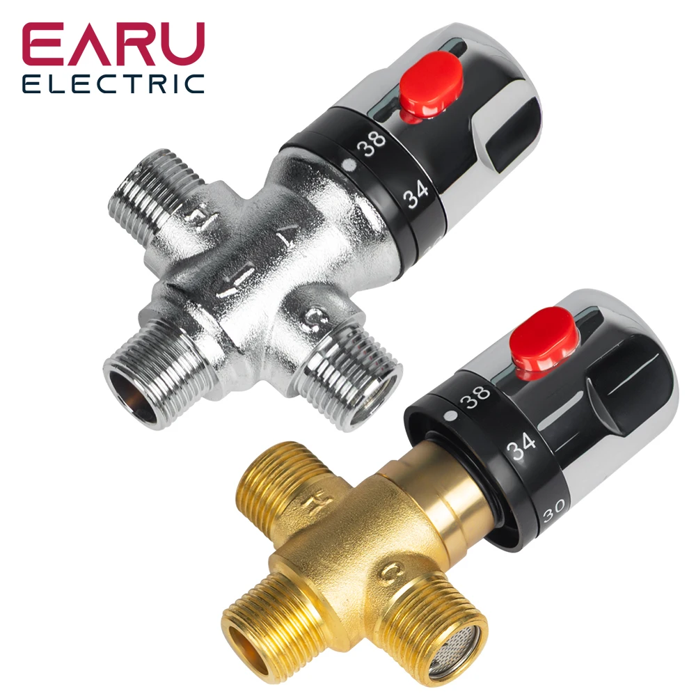 Thermostatic Mixing Valve Bathroom Faucet Temperature Mixer Control Thermostatic Valve Home Improvement
Thermostatic Mixing Valve Bathroom Faucet Temperature Mixer Control Thermostatic Valve Home Improvement