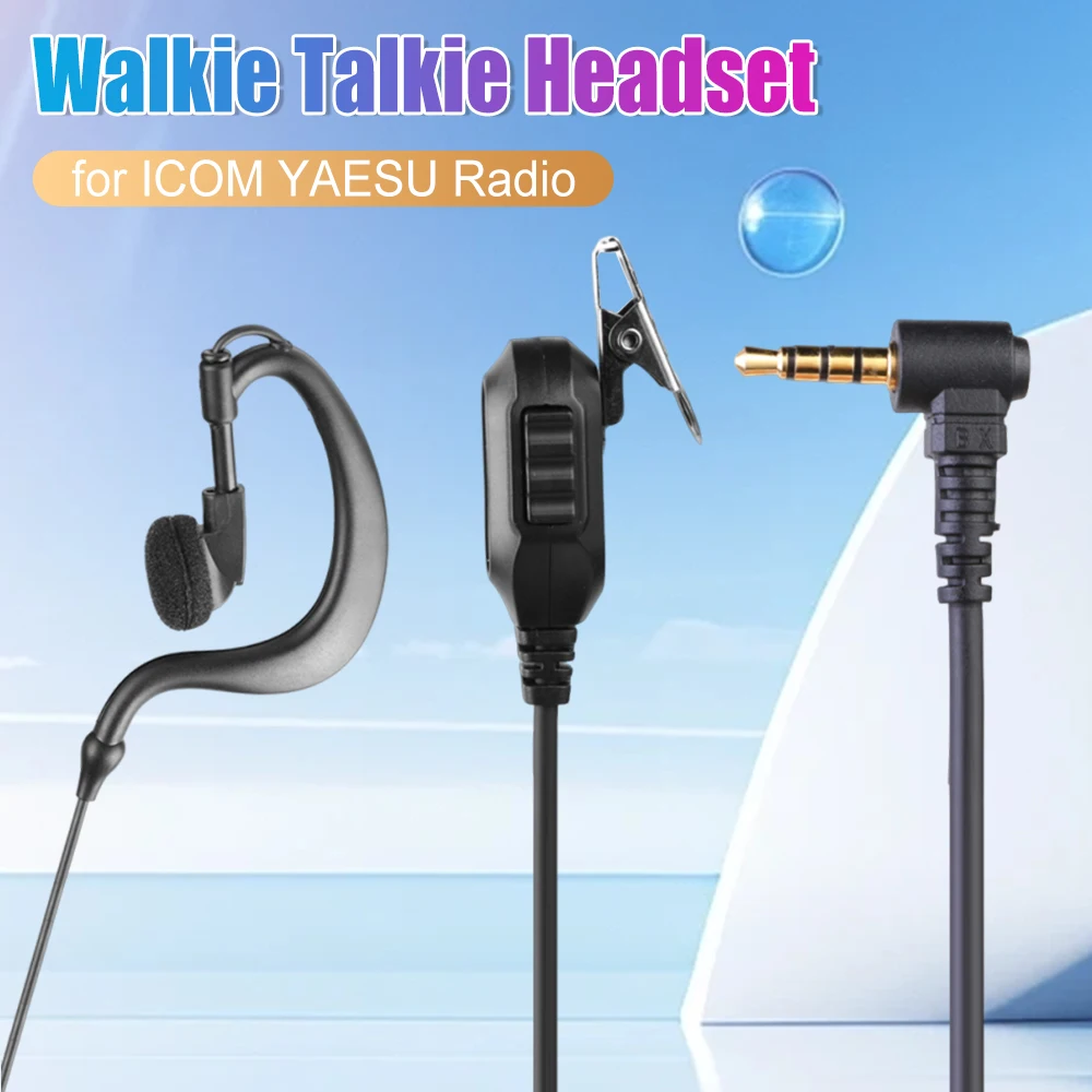 3.5mm Earphone Earpiece Headphone Multifunctional 1Pin Earphone Walkie Talkie Headset Accessories for Motorola ICOM YAESU Radio
3.5mm Earphone Earpiece Headphone Multifunctional 1Pin Earphone Walkie Talkie Headset Accessories for Motorola ICOM YAESU Radio