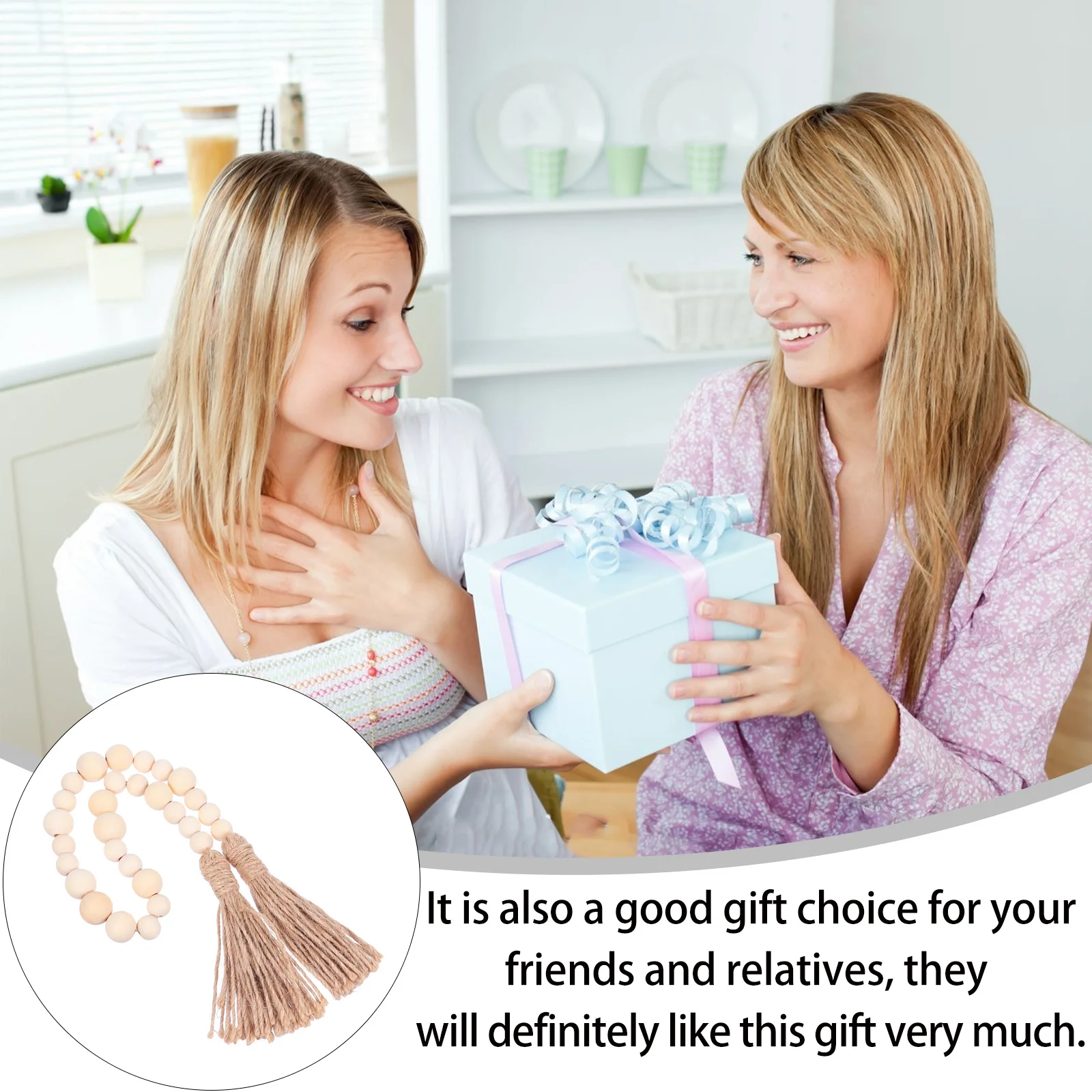 1Pcs Wooden Bead Garland Natural Farmhouse Rustic Country Tassel Decor for Mantel Centerpiece Vignette Hanging Decoration
1Pcs Wooden Bead Garland Natural Farmhouse Rustic Country Tassel Decor for Mantel Centerpiece Vignette Hanging Decoration