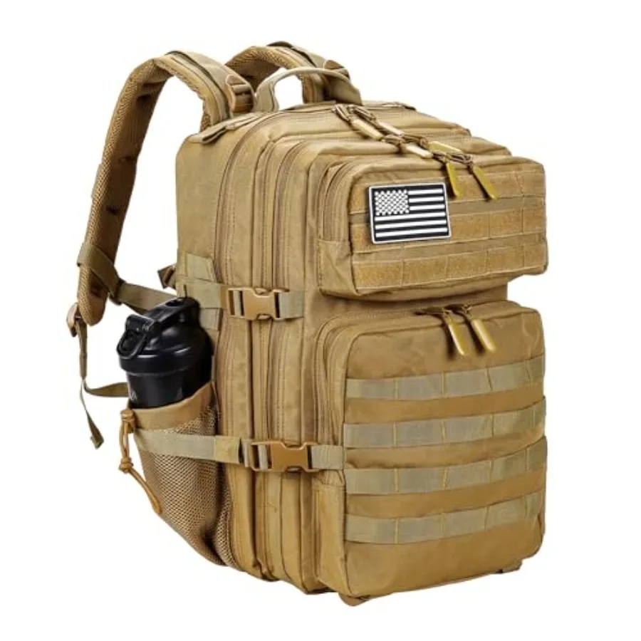 Military Tactical Backpack for Men and Women 45L Army 3 Days Assault Pack Bag Large Rucksack with Molle System - Khaki
Military Tactical Backpack for Men and Women 45L Army 3 Days Assault Pack Bag Large Rucksack with Molle System - Khaki
